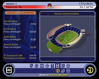 LMA Manager 2003 - Xbox Screen