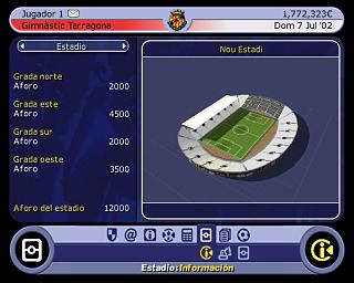 LMA Manager 2003 - Xbox Screen