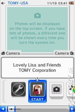 Lovely Lisa and Friends - DS/DSi Screen