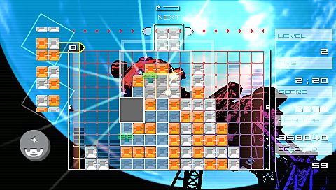 Lumines - PSP Screen