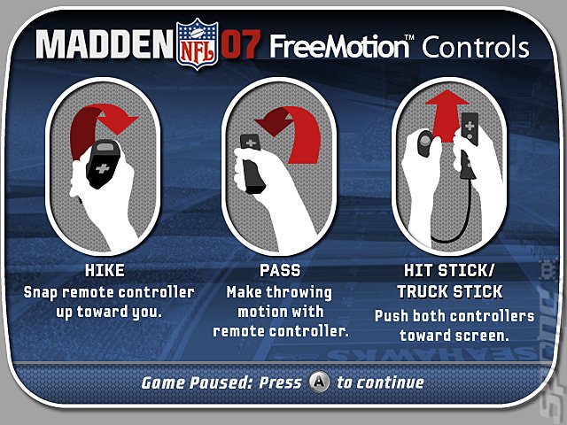 Madden NFL 07 - Wii Screen