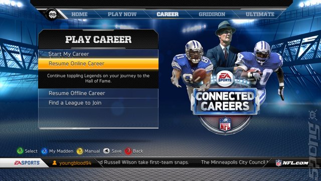 Madden NFL 13 - PS3 Screen