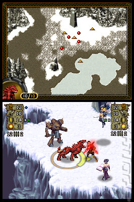 Mage Knight: Destiny's Soldier - DS/DSi Screen