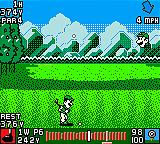Mario Golf - Game Boy Color Screen