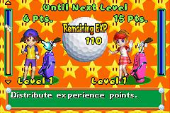 Mario Golf: Advance Tour - GBA Screen