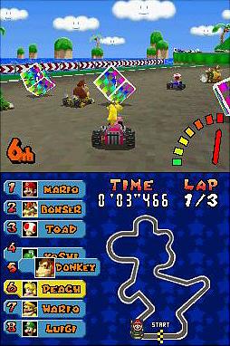 Mario Kart DS - DS/DSi Screen