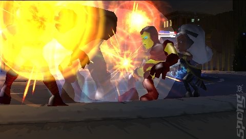 Marvel Super Hero Squad - PSP Screen