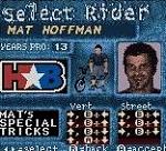 Mat Hoffman’s Pro BMX - Game Boy Color Screen