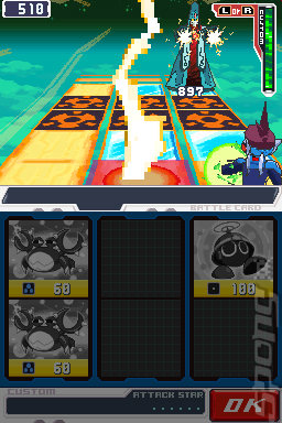 Mega Man Star Force 2: Zerker X Ninja - DS/DSi Screen