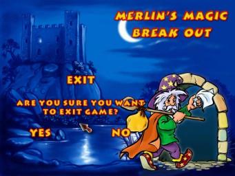 Merlin's Magic Breakout - PC Screen
