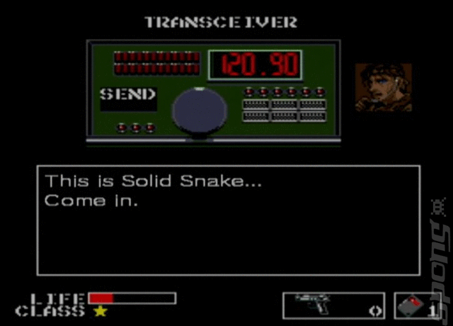 Metal Gear - MSX Screen