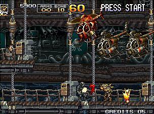 Metal Slug 4 - PS2 Screen