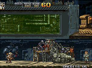 Metal Slug 4 - PS2 Screen