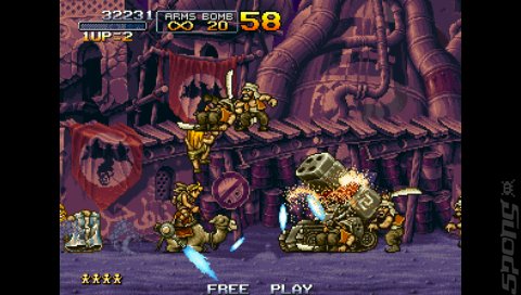 Metal Slug Anthology - PSP Screen