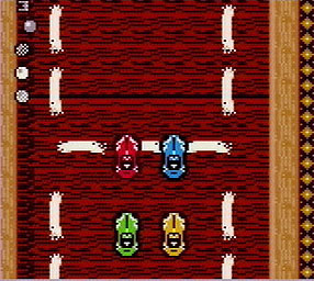 Micro Machines Twin Turbo - Game Boy Color Screen