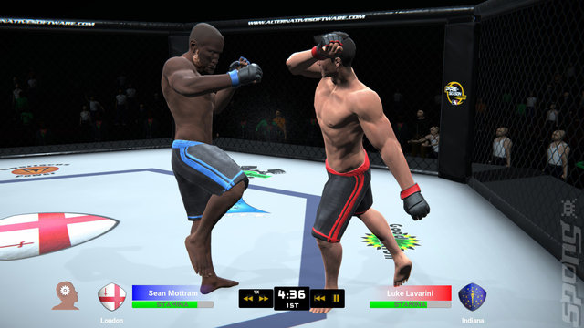 MMA Team Manager - PC Screen