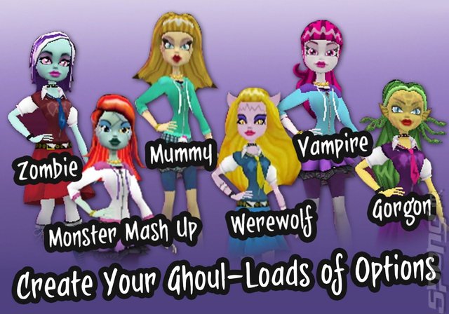Monster High: Ghoul Spirit - Wii Screen