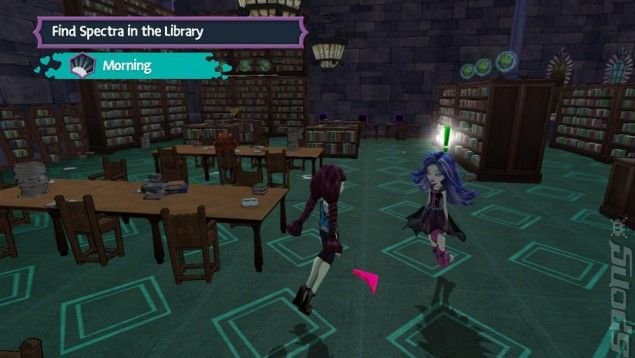 Monster High: New Ghoul in School - Wii U Screen