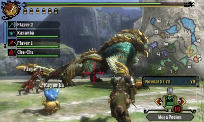 Monster Hunter 3: Ultimate - 3DS/2DS Screen