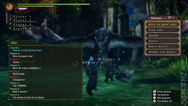 Monster Hunter 3: Ultimate - Wii U Screen