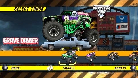 Monster Jam: Urban Assault - PSP Screen