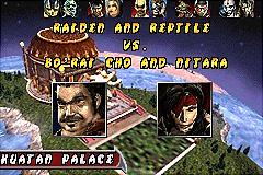 Mortal Kombat: Tournament Edition - GBA Screen