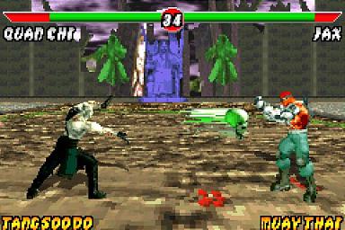 Mortal Kombat: Deadly Alliance - GBA Screen