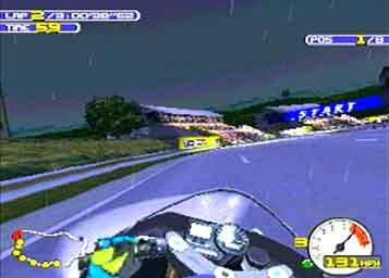 Moto Racer 2 - PlayStation Screen