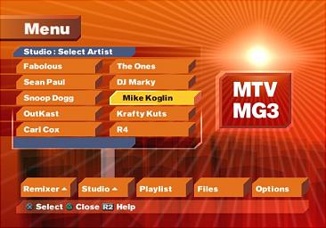 MTV Music Generator 3 - Xbox Screen