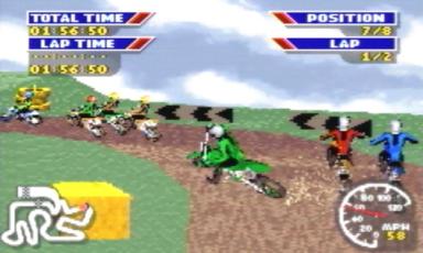 MX 2002 featuring Ricky Carmichael - GBA Screen