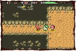 Mysterious Dungeons - GBA Screen