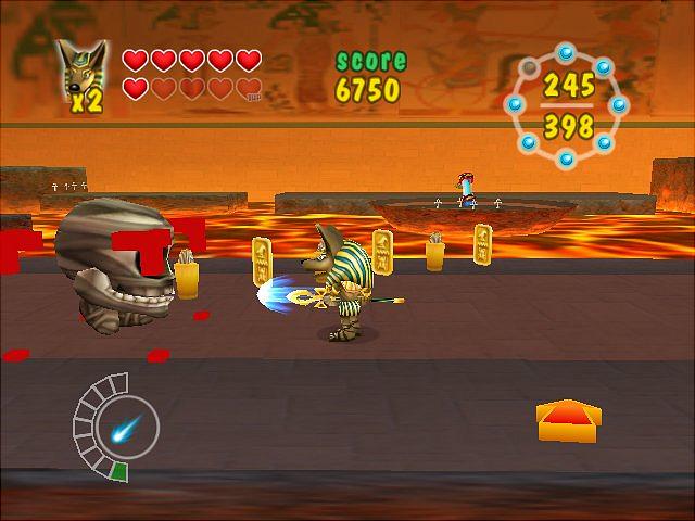 Myth Makers Anubis - PS2 Screen