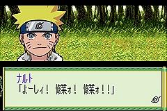 Naruto: Konoha Senki - GBA Screen