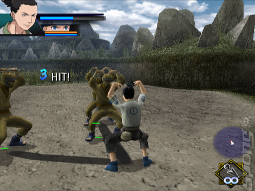 Naruto: Uzumaki Chronicles - PS2 Screen