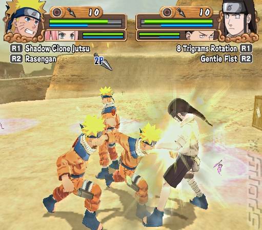 Naruto: Uzumaki Chronicles - PS2 Screen