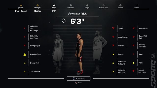 NBA 2K17 - PS3 Screen