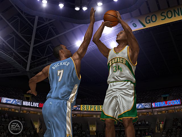 NBA Live 06 - PS2 Screen