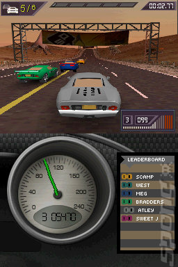 Need For Speed: ProStreet - DS/DSi Screen