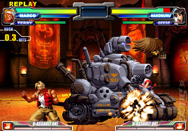 NeoGeo Battle Coliseum - PS2 Screen