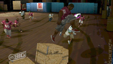 NFL Street 3 - PSP Screen