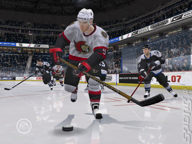 NHL 07 - PS2 Screen