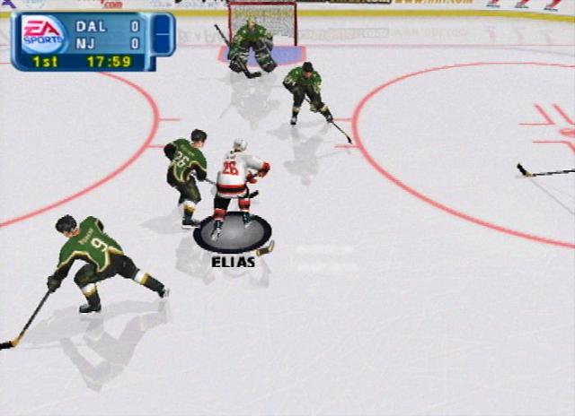 NHL 2001 - PS2 Screen