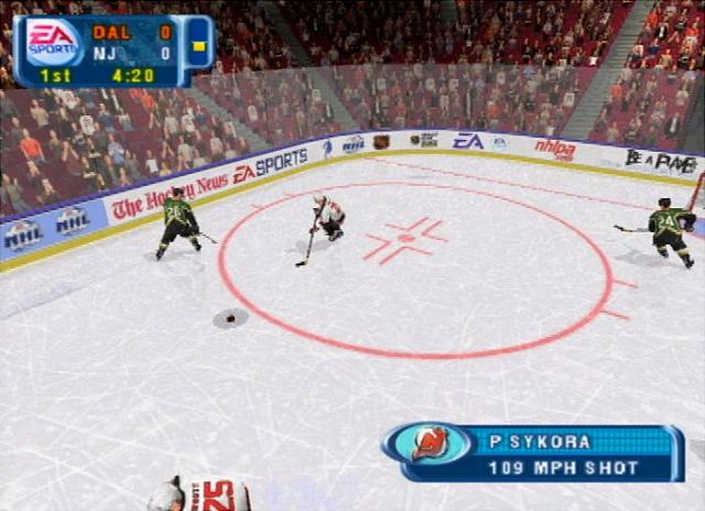 NHL 2001 - PS2 Screen