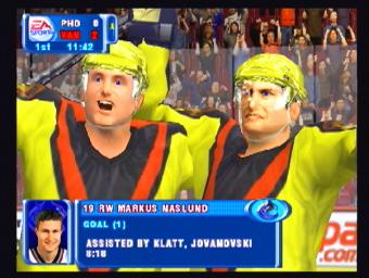 NHL 2001 - PS2 Screen