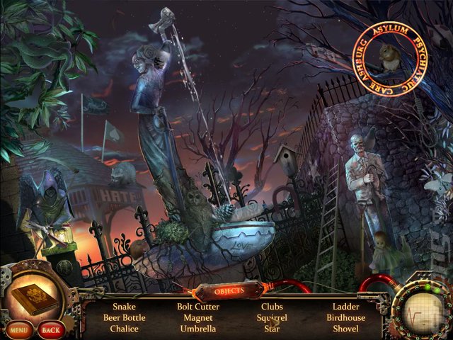 Nightfall Mysteries: Asylum Conspiracy - PC Screen