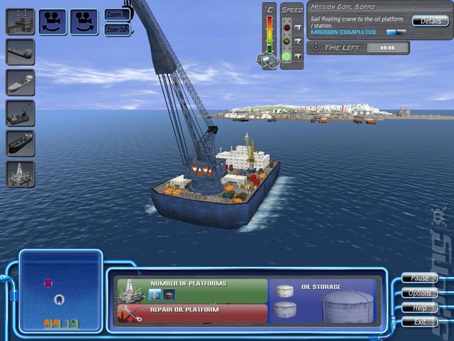 Oil Platform Simulator - PC Screen