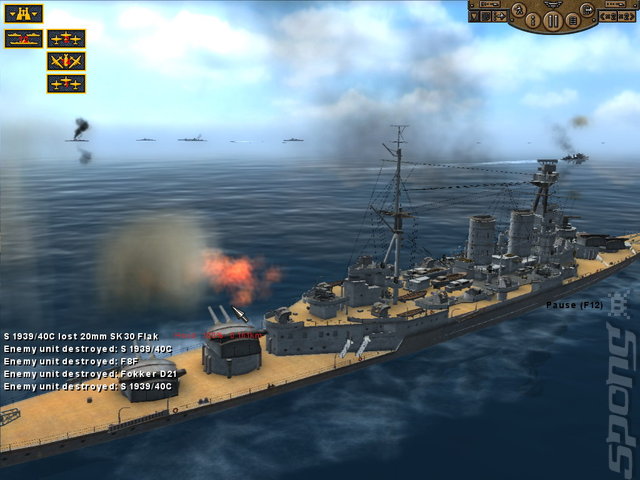 Pacific Storm: Allies - PC Screen