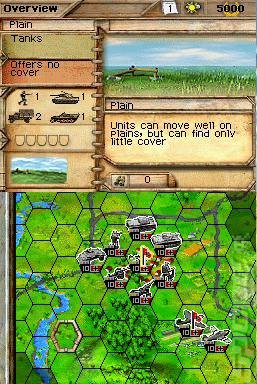 Panzer Tactics DS - DS/DSi Screen