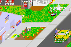 Paperboy & Rampage - GBA Screen