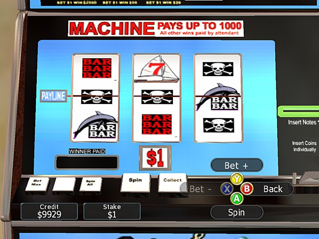 Payout Poker and Casino - PS2 Screen